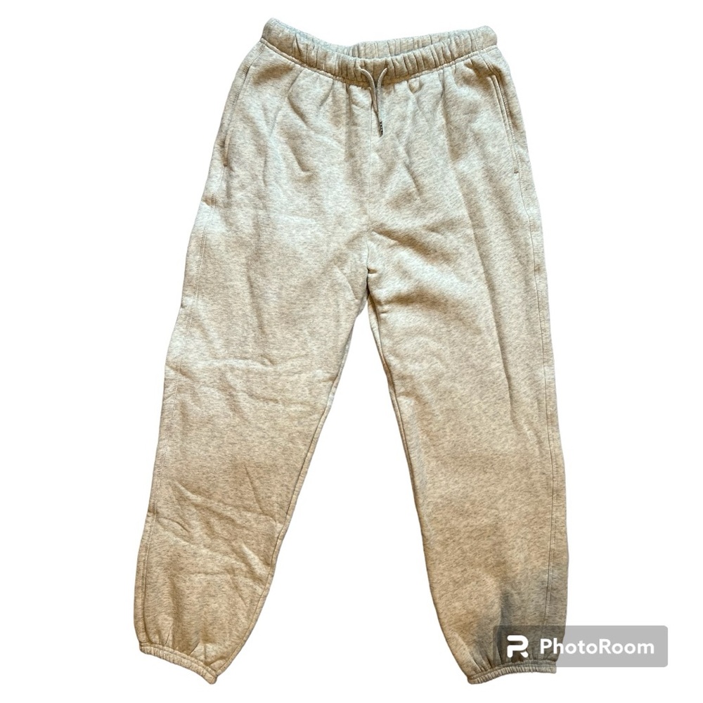 Old Navy Extra High Waisted Vintage Sweatpants, Oatmeal, Medium, NWT